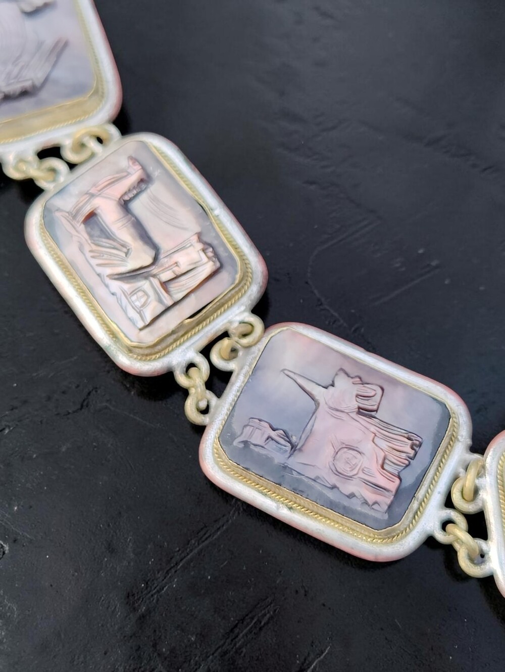 Antique Cameo Story Bracelet